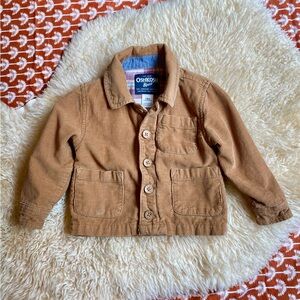 Toddler boys tan corduroy jacket